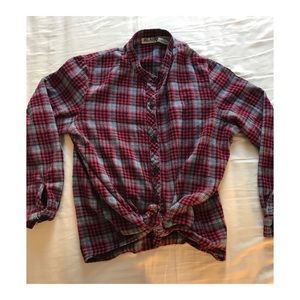 Red and blue Flannel